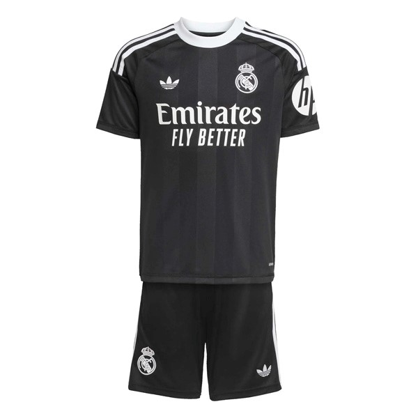 Camiseta Real Madrid Portero Niño 2025/26 Negro